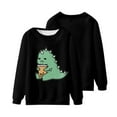thumbnail image 5 of Tejiojio Men's and Big Men's Classic Tops Clearance Men Casual Fashion Round Neck Sweater Dinosaur 3D Print Pullover Long Sleeve Tops, 5 of 6