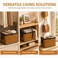 thumbnail image 6 of Storage Box with Lid and Handles for Organizing Clothing, Toys and Household Items, 6 of 8