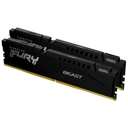 UPC: 0740617330755 | Kingston FURY Beast Black 32GB (2x16GB) 6000MT/s CL36 DDR5 Desktop Memory KF560C36BBEK2-32