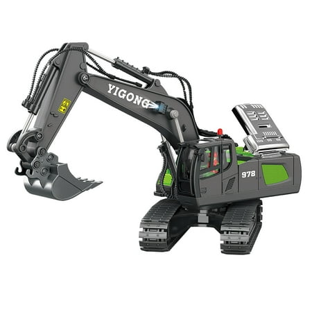 BJBSJSZ Remote Control Excavator Toys for Boys, Construction Rc Excavators for Kids Age 4-7 8 9 10 Year Old, Ideal Toys, Batteries Included, Birthday Christmas Remote Control Toy