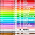 thumbnail image 3 of Bubble Wand Bakatatoyz, paquete 108, 18 colores, para fiestas infantiles, 3 of 7
