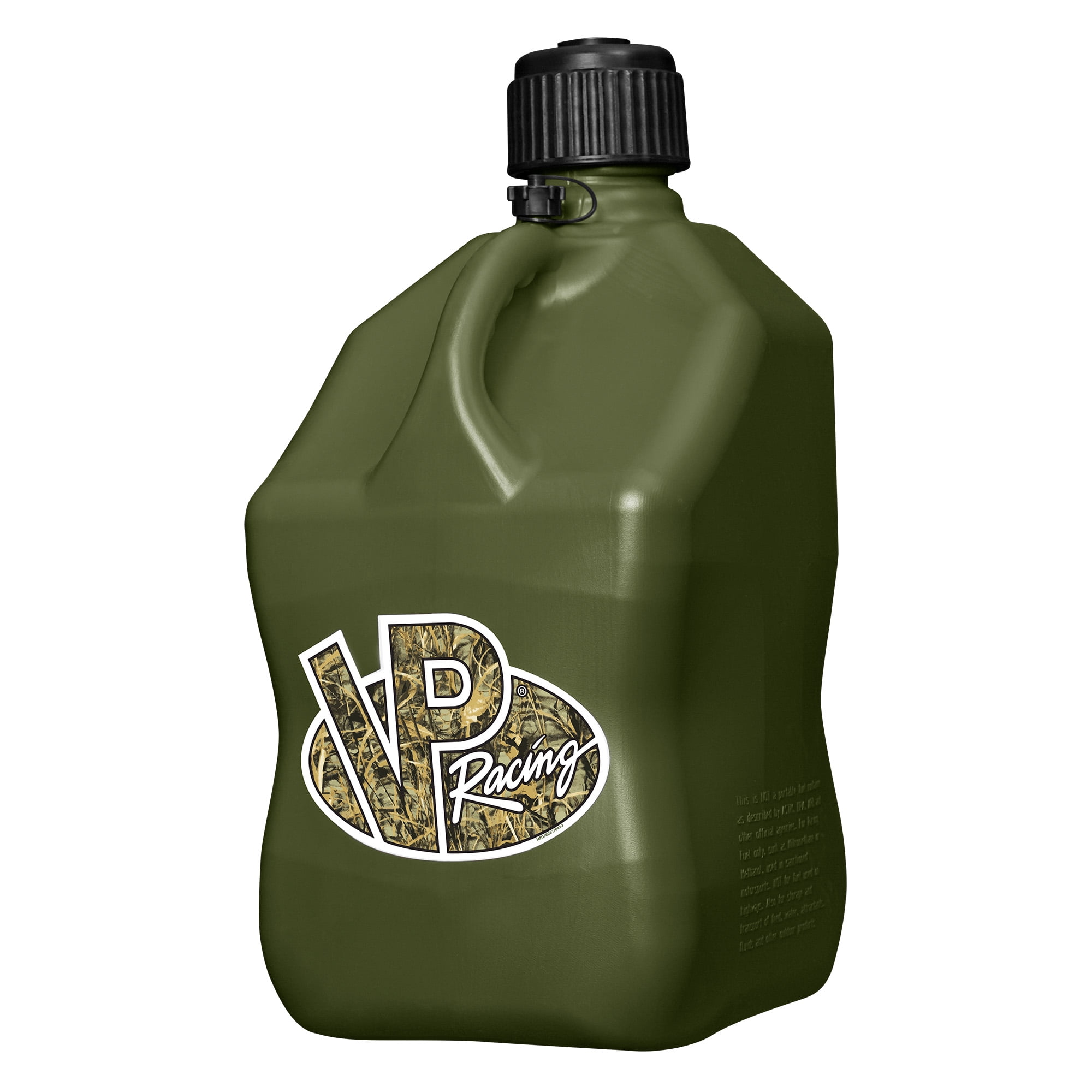 VP Racing Fuels 5.5 Gal Utility Jugs w/ Deluxe Filler Hoses, Camo (2 Pack)