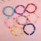 thumbnail image 5 of Pulseras Bohemias Hechas A Mano, Pulseras Coloridas De Arcilla Blanda Para Mujer, Pulseras De Playa De Verano, Joyería Bohemia De Cerámica Suave 12 Uds. Methold AP006008-00, 5 of 6