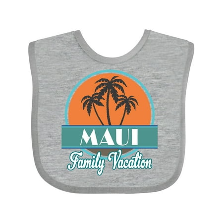 

Inktastic Maui Family Vacation Matching Boys or Girls Baby Bib