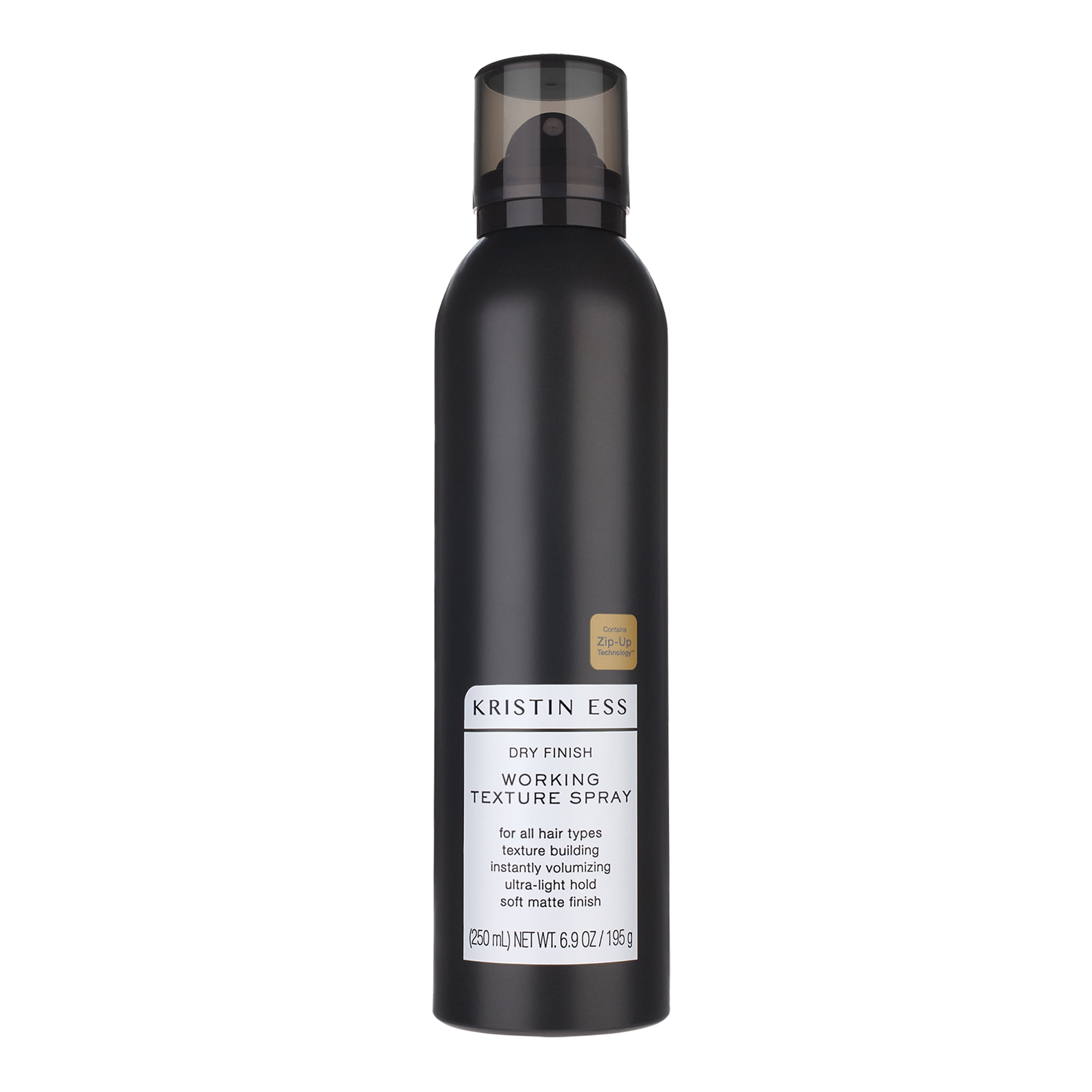 Kristin Ess Hair Dry Finish Working Texture Hair Spray for Volume + Texture, Light Hold Dry Texturizing Hairspray, Soft Matte Finish, 6.9oz