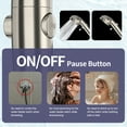 thumbnail image 5 of KAIYING Handheld Shower Head with Filters, High-Pressure Mineral Filtration Showerhead with Hose (Brushed Nickel), 5 of 8