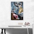 thumbnail image 2 of ARTCANVAS Annunciation 1603 Canvas Art Print by El Greco - Size: 26" x 18" (1.50" Deep), 2 of 9