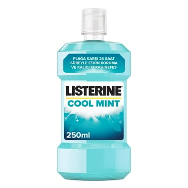 Listerine Strong Teeth Anticavity Fluoride Mouthwash, Mint, 1 L ...