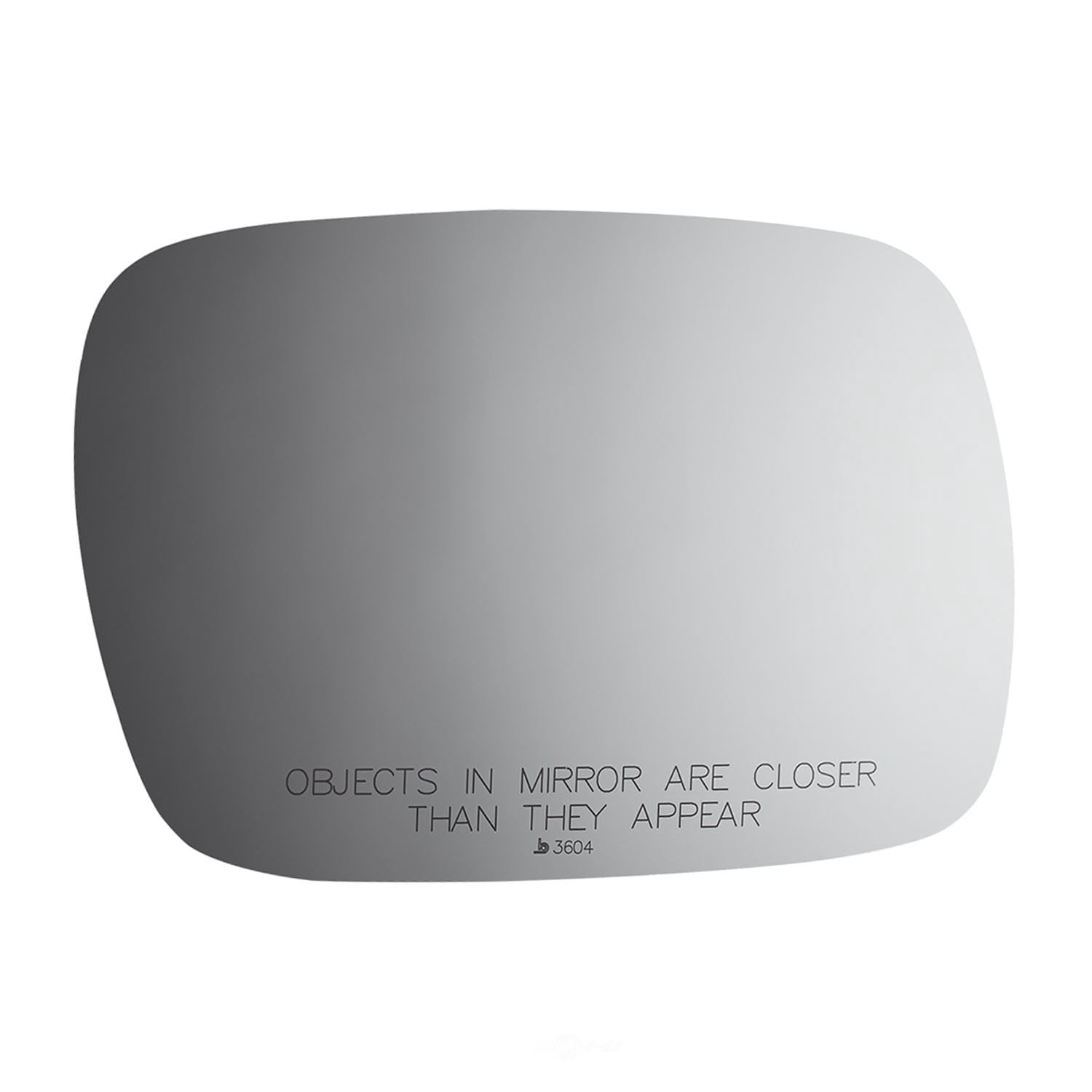 Burco Side View Mirror Replacement Glass - Clear Glass - 3604