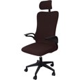 thumbnail image 1 of LAICAIW Housse de Chaise de Bureau Extensible Résistante à l'Eau Housse Extensible en Jacquard pour Chaise d'Ordinateur pour Chaises de Bureau TG Café, 1 of 7