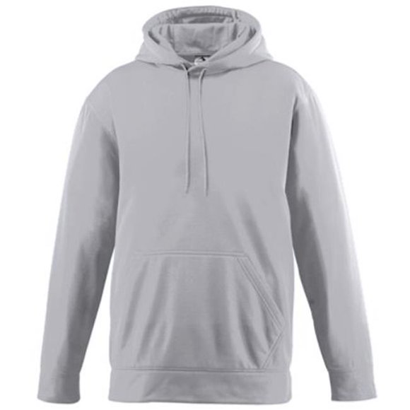 5506A Youth Wicking Fleece Hooded Sweatshirt, Athletic Heather - Medium