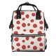 thumbnail image 1 of Easygdp Abstract Red Polka Dot para Bolsa de Bebé de Gran Capacidad con Múltiples Bolsillos, Bolsa de Pañales para Padres, Bolsa de Viaje Organizada y Elegante, 1 of 6