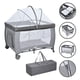 thumbnail image 1 of Cuna Corral Dodo Baby Lumi Con Cambiador Y Mosquitero Negro, 1 of 10