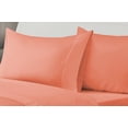 thumbnail image 2 of Salmon Solid Sheet Set King Orange, 2 of 3