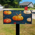 thumbnail image 3 of Autumn Fall Lantern Pumpkin Mailbox Cover,Magnetic 18x21 Inch Mailbox Wrap Water Proof Reusable Halloween Box Wrap for Garden Outdoor Decor, 3 of 5