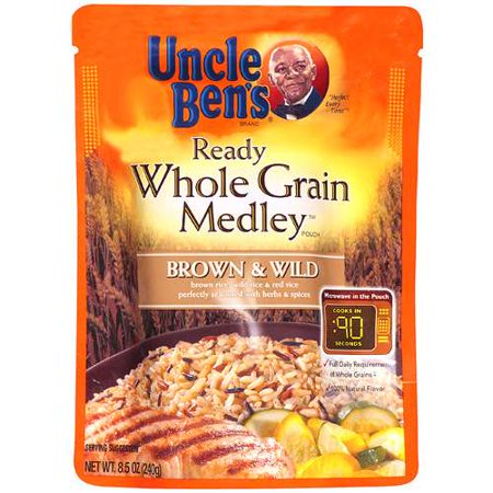 Uncle Ben's Whole Grain Medley Brown Wild Rice, 8.5 oz - Walmart.com