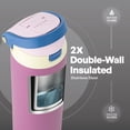 thumbnail image 5 of TAL 24oz Stainless Steel 2-in-1 Water Bottle with Straw and Chug Lid, Purple, 5 of 11