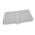 thumbnail image 4 of Alfombrilla para secar platos Almohadilla para secar platos Alfombrilla para escurrir platos Fácil de secar Utensilio resistente Gris, 4 of 9