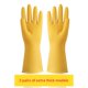 thumbnail image 3 of Guantes de goma para cocina al por mayor, guantes de látex para lavar platos, guantes para el hogar engrosados, impermeables, de látex con leche, tendones que ahorran mano de obra, 3 of 5