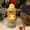 White, variant on 1PC Miniature Lamps for Dollhouse Furniture LED Doll House Miniature Retro Oil Lantern Dollhouse Accessories Scene Ornaments Dollhouse Miniature Scene Model, 2.36*0.98*0.98in