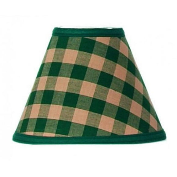 3 x 6 in. Lamp Shade&#44; Green Check