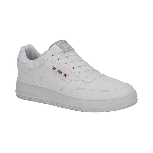 Tenis Escolar HGN by MR SHU Hombre Comodo Casual blanco 27