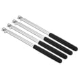 thumbnail image 1 of Unique Bargains 1.2M/4ft Telescopic Handheld Flagpoles, 4Pcs Teachers Pointer Stick Black, 1 of 7