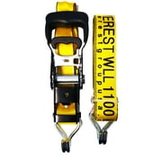 Everest 1.5 x 15' Tie Down Strap with Locking Handle Ratchet 3-Pack Premium Webbing