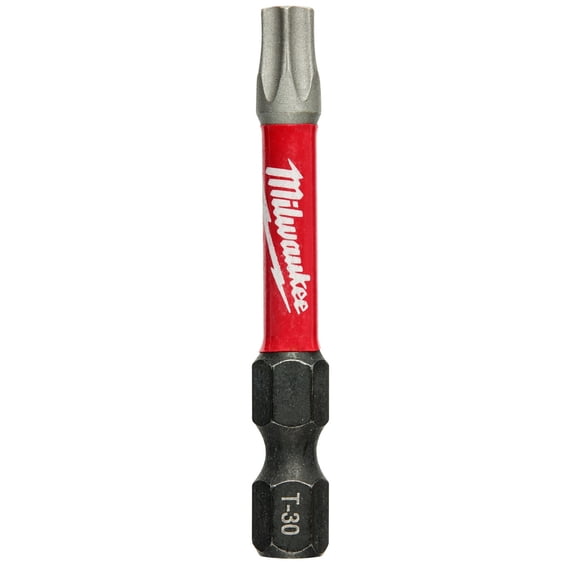 Milwaukee 48-32-4914 Shockwave 2 in. Impact Torx T30 Power Bits (2 Pack)