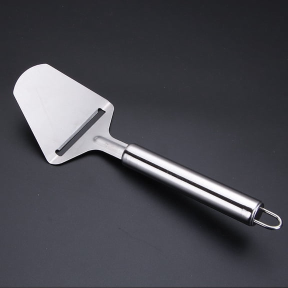 Zzbeans Stainless Steel Slatula, 9.8 Inch Metal Spatula Turner for Non-Stick Pans, Slotted Flat Kitchen Spatula for Flipping Burgers Eggs Pancakes Cookies Baking BBQ, Silver