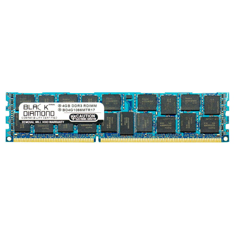 4GB RAM Memory for Intel Server Board S3420GP PC3-8500 RDIMM 1066MHz Black Diamond Memory Module Upgrade - Walmart.com