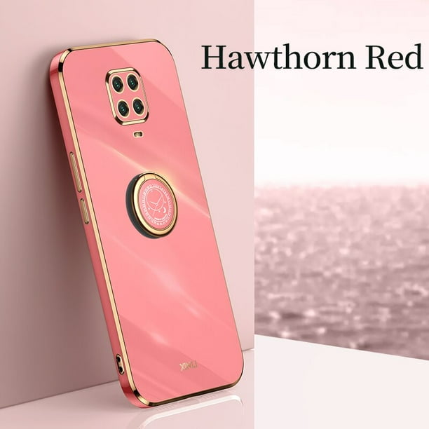 Funda de teléfono con soporte de anillo de dedo cuadrado para Xiaomi Redmi Note 9 Pro Max Note9 S 9s 9pro, funda de silicona suave de lujo con soporte Tan Jianjun unisex