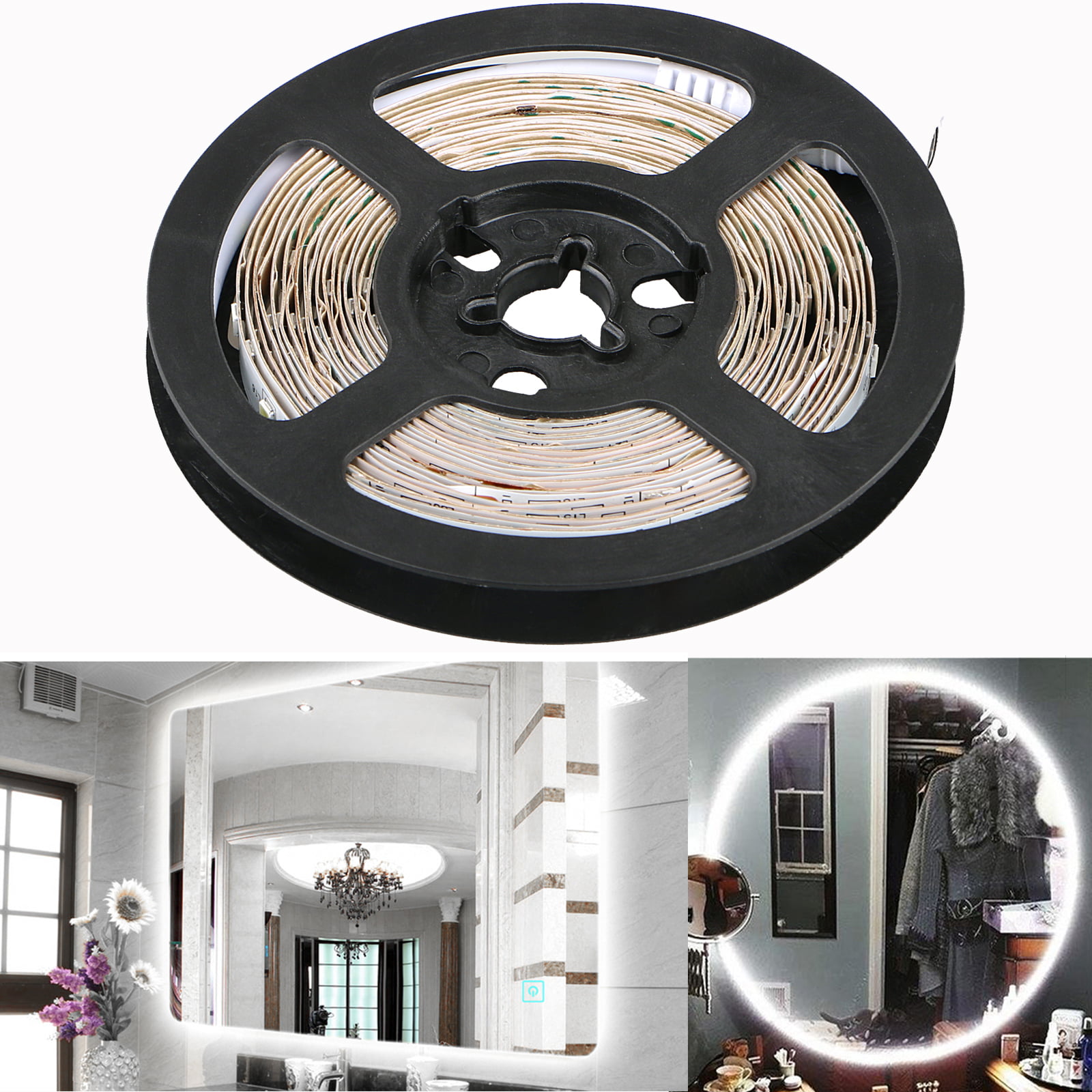 LED SMD Acrylic Wall Mount Light Fixture Makeup Mirror Lamp Vanity Living Room