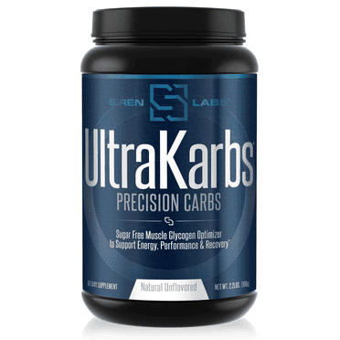 Siren Labs Ultra Karbs-Mass Gainer-Post Workout-Muscle Builder Healthy Carb Loading - Carbohydrate Blend with KarboLyn - More Energy, Faster Recovery - Weight Gainer (40 Servings)