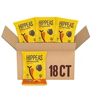 Hippeas Chickpea Puffs, Vegan Nacho Vibes, 0.8 Ounce (Pack of 18), 3g Protein, 2g Fiber, Vegan, Gluten-Free, Crunchy, Plant Protein Snacks