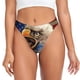 thumbnail image 1 of Fotbe Eagle With USA Flags Tanga Sin Costuras para Mujer con Estampado – Panties Invisibles, Transpirables y Cómodos para Uso Diario-4X-Large, 1 of 6