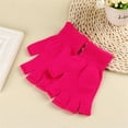 thumbnail image 2 of Manoplas de punto de invierno Qarigey Adultos gris rojo rosa, 2 of 6