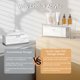 thumbnail image 2 of Dispensador de acrílico Clean Pad con cajón de almacenamiento Clean Skin Club, 2 of 7