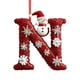 thumbnail image 1 of Decoraciones Del Árbol de Navidad Decoración Del Árbol de Navidad de 26 Letras Colgante Ornamentos Del Árbol de Navidad Ornamentos de Navidad Personalizados Decoración de Navidad Decoración Colgante D, 1 of 6