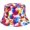M345-3, variant on Graffiti Bob Cap Hip Hop Bucket Hat Foldable Double-Sided Fishing Hat Tie Dye Gorros Men Women Beach Sun Fisherman Hat