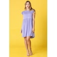 thumbnail image 3 of Lilac Flutter Sleeve Midi Dress, 3 of 7