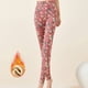 thumbnail image 2 of Gibobby Leggings Mujer Rodilleras forradas lana gruesa Color sólido para mujer, pantalones otoño, pantalones interiores terciopelo, pantalones lana algodón, ropa interior térmica（Rosa， XXL), 2 of 3