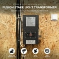 thumbnail image 2 of Fusion 300 Watts Low Voltage Stake Light Transformer with Timer, Black, 2 of 7