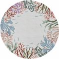 thumbnail image 1 of 90" X 114" X 0.'25" Ivory Polyester Rug, 1 of 1