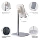 thumbnail image 4 of Matsuzay Soporte para teléfono de escritorio Soporte para tableta para teléfonos Soporte universal Metal Telescópico Altura ajustable AngleTablet Teléfono y Comunicación plata, 4 of 6