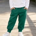 thumbnail image 5 of Miqool Boys Girls Joggers Sweatpants Elastic Waist Fall Winter Track Pants Casual Loose Fit Lounge Pants with Pockets, 5 of 8