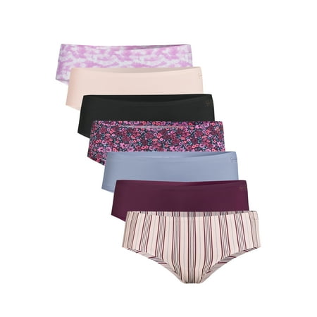 Jessica Simpson Women's Micro Bonded Hipster Panties, 7-Pack