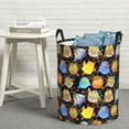 thumbnail image 7 of KLL Cartoon Bird Owl Waterproof Foldable Laundry Hamper Bucket with Handles for Storage Bin,Kids Room,Home Organizer (Small ), 7 of 7