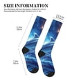 thumbnail image 4 of Sikiie Beautiful Ocean Dolphin 1 Pairs Compression Socks for Men and Women 15-20 mmHg Running Support Socks, 4 of 7