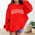 thumbnail image 2 of LUOGENLI Hoodies St. Patrick's Day Hoodies for Girls 10 to 12 Kids Girls Sports Shirt Boy Girl Casual Hoodie Pullover Hooded Sweatshirt with Pocket Suitable for Girls Boys Red 11-12 Years, 2 of 4